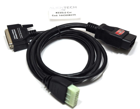 Kess V2 Mitsubishi Double Diagnostic Connector Cable - Alientech UK - ALIENTECH AUTHORIZED DEALER